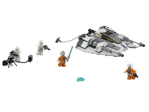 Trọn bộ các chi tiết có trong bộ xếp hình Lego Star Wars 75049 - Tàu Trượt Tuyết