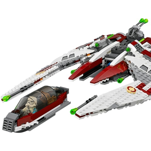 Trọn bộ các mô hình sinh động của Lego Star Wars 75051 - Tàu Do Thám Jedi sau khi hoàn thành