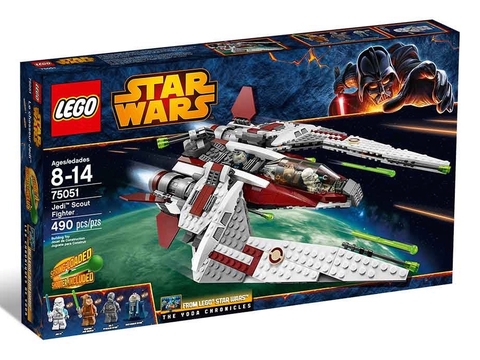 Hình ảnh vỏ ngoài bộ xếp hình Lego Star Wars 75051 - Tàu Do Thám Jedi