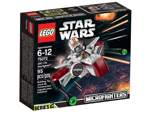 Hộp đựng Lego Star Wars 75072 - Phi Thuyền Chiến Đấu ARC-170