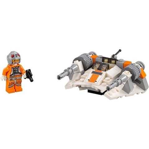 Trọn bộ các mô hình Lego Star Wars 75074 - Tàu Trượt Tuyết sau khi bé hoàn thành