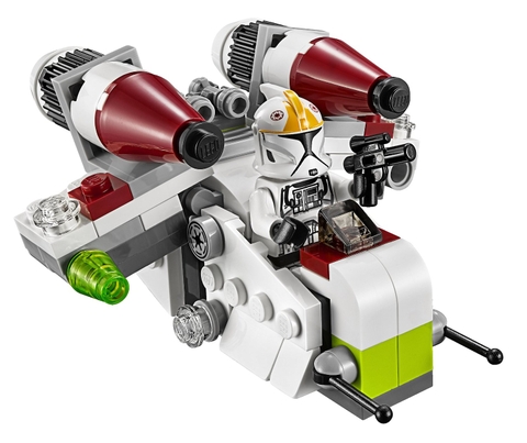 Bộ ghép hình Lego Star Wars 75076 - Republic Gunship giúp rèn luyện kỹ năng cho bé