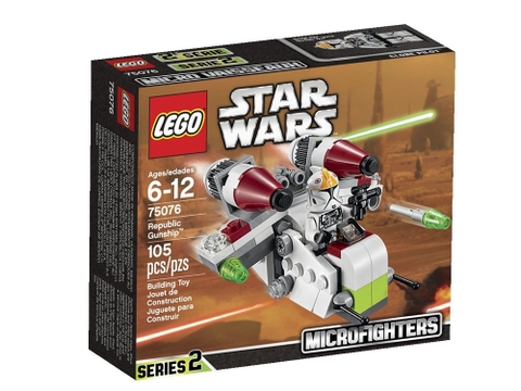 Hình ảnh hộp đựng sản phẩm Lego Star Wars 75076 - Republic Gunship