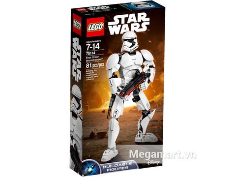 Vỏ hộp đựng Lego Star Wars 75114 - Lính Stormtrooper của Tổ Chức Thứ Nhất
