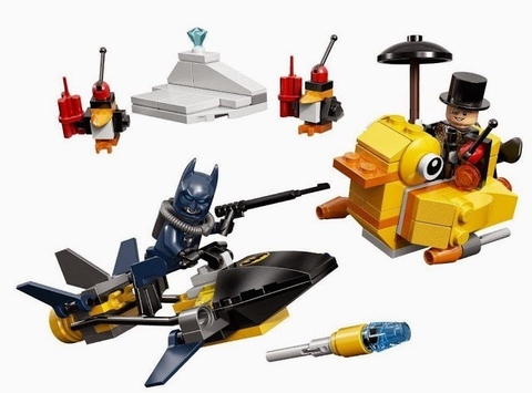 Trọn bộ chi tiết có trong Lego Super Heroes 76010 - Trận chiến với Chim cánh cụt