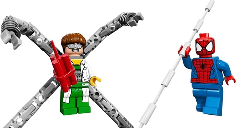 Các nhân vật xuất hiện trong bộ xếp hình Lego Super Heroes 76015 - Doc Ock cướp xe chở tiền