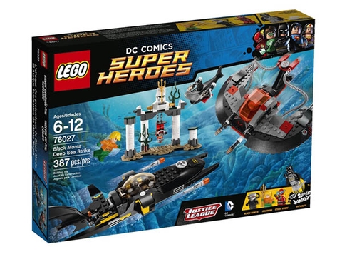 Vỏ hộp Lego Super Heroes 76027 - Cuộc Tấn Công Dưới Đáy Đại Dương