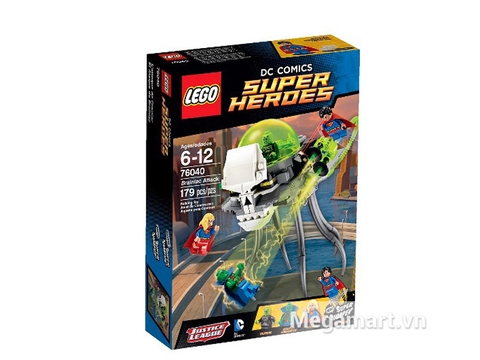 Vỏ hộp Lego Super Heroes 76040 - Cuộc Tấn Công Của Brainiac
