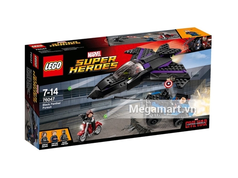 Vỏ hộp bên ngoài bộ sản phẩm Lego Super Heroes 76047 - Vụ Trộm Nguy Hiểm Chết Người