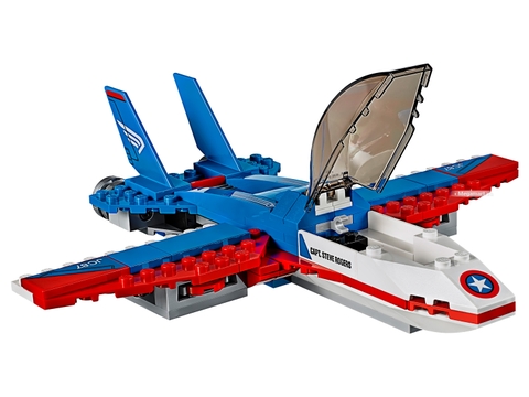 Những điểm đặc biệt trong bộ xếp hình Lego Super Heroes 76076 - Captain America truy kích bằng máy bay phản lực