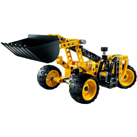 Mô hình xe xúc ủi chắc chắn, màu sắc nổi bật