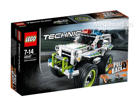 Hình ảnh vỏ hộp bộ Lego Technic 42047 - Xe Cảnh Sát Địa Hình