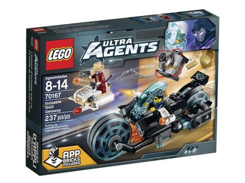 Hình ảnh hộp đựng sản phẩm Lego Ultra Agents 70167- Cướp Vàng Tẩu Thoát