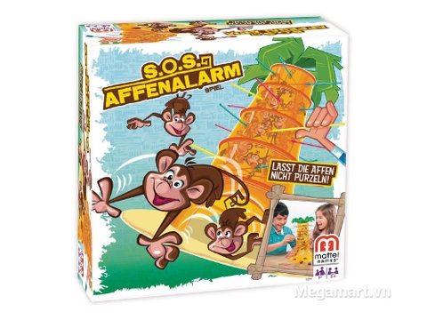 Hình ảnh vỏ hộp bộ Mattel Games Rút khỉ