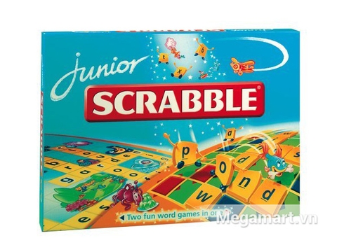 Hình ảnh vỏ hộp bộ Mattel Games Scrabble tiếng Anh Junior