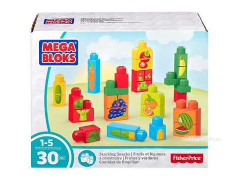 Mega Bloks Xếp khối trái cây - Hình ảnh vỏ hộp