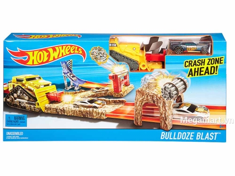 Hình ảnh vỏ hộp bộ Hot Wheels San phẳng vụ nổ bom
