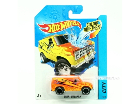 Hot Wheels Xe đổi màu Baja Beaker - đồ chơi cho bé yêu xe