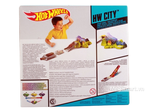 Hot Wheels đường đua đổi màu - Oanh tạc đầm lầy - ảnh bìa sau sản phẩm