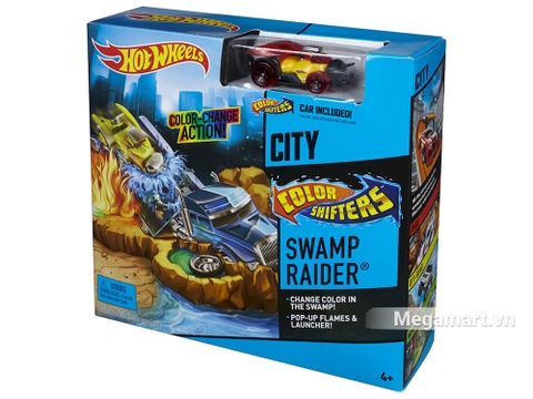 Hot Wheels đường đua đổi màu - Oanh tạc đầm lầy - ảnh bìa sản phẩm