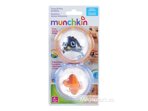 Munchkin Bong bóng xúc xắc dành cho bé từ 4 tháng tuổi trở lên