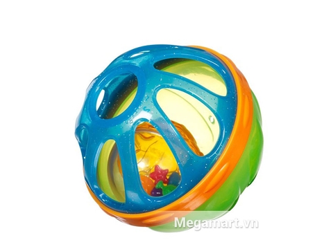 Với Munchkin Bóng xúc xắc bé có thể chơi trong nhà tắm hay chơi trên mặt đất