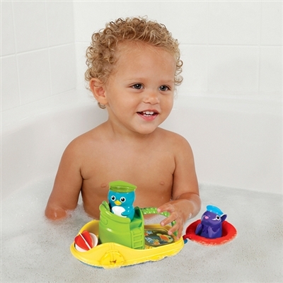 Đồ chơi Munchkin Tàu kéo cùng bé vừa tắm vừa chơi vui vẻ
