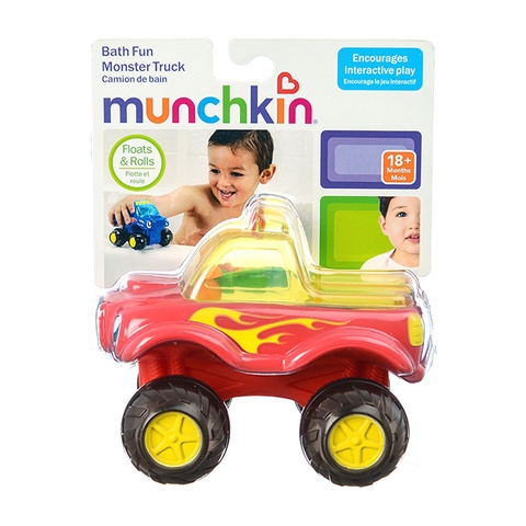 Munchkin Xe tải nổi trên nước phù hợp cho bé trai từ 18 tháng tuổi vui chơi