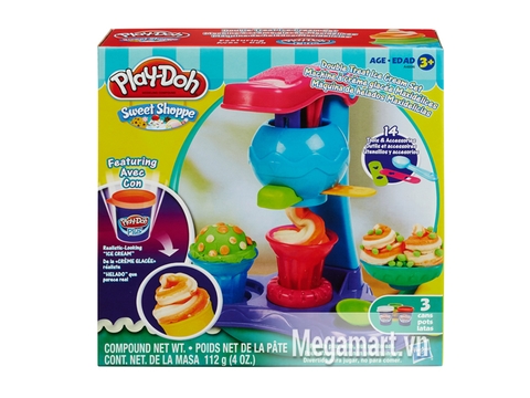 Vỏ hộp Play-Doh A4896 - Máy làm kem đơn giản
