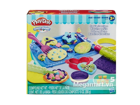 Hình ảnh vỏ hộp đựng Play-Doh B0307 - Khay bánh ngọt ngào