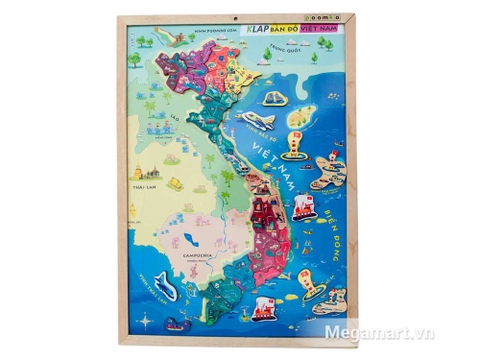 Mỗi miếng ghép đều được làm bằng gỗ an toàn cho trẻ
