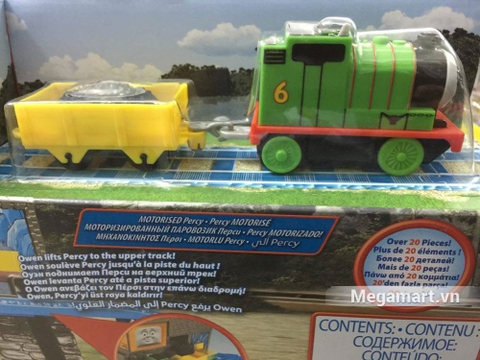 Thomas and Friends Bộ đường ray vận chuyển hàng bằng thang máy Percy - chi tiết sống động