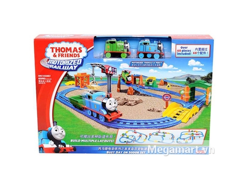 Hình ảnh vỏ ngoài của Thomas and Friends Bộ đường ray Một ngày bận rộn cùng Percy