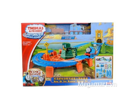 Vỏ hộp sản phẩm Thomas & Friends Bộ đường ray thử thách vòng số 8
