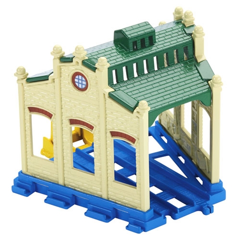 Mô hình Thomas and Friends Bộ phụ kiện đường ray cao cấp - Nhà máy Tidmouth