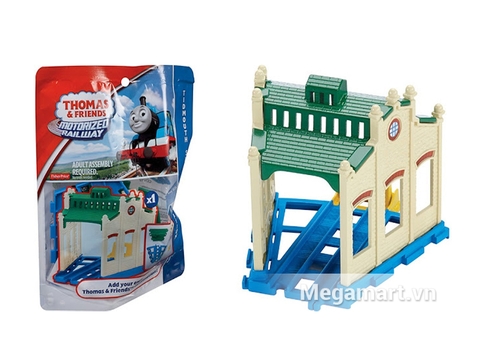 Hình ảnh vỏ hộp bộ Thomas and Friends Bộ phụ kiện đường ray cao cấp - Nhà máy Tidmouth