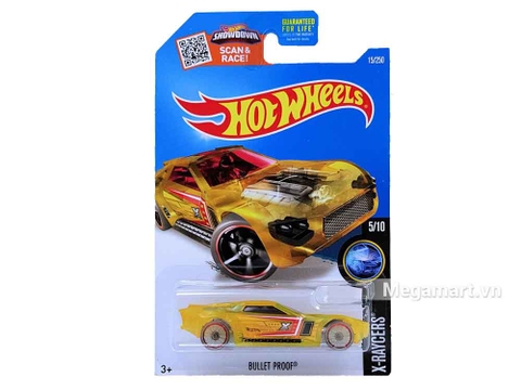 Hình ảnh vỏ hộp bộ Hot Wheels Bulletproof