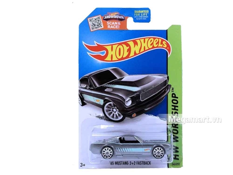 Hot Wheels 65 Mustang 2+2 Fastback - mô hình xe mới