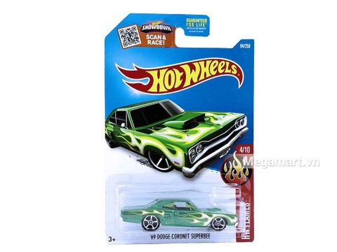 Hình ảnh vỏ hộp bộ Hot Wheels '69 Dodge Coronet Superbee