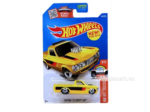 Hình ảnh vỏ hộp bộ Hot Wheels Custom 72 Chevy Luv