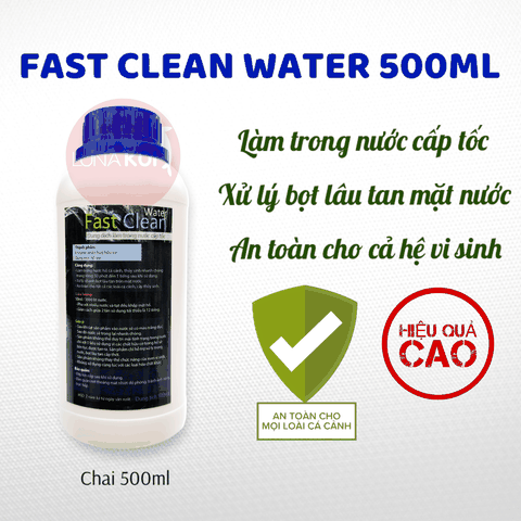 Fast Clean Water Làm trong nước, khử bọt hồ cá cấp tốc