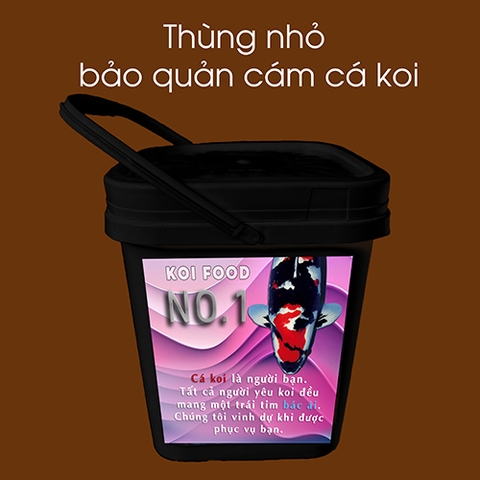 Thùng đen đựng cám dung tích 3 lít