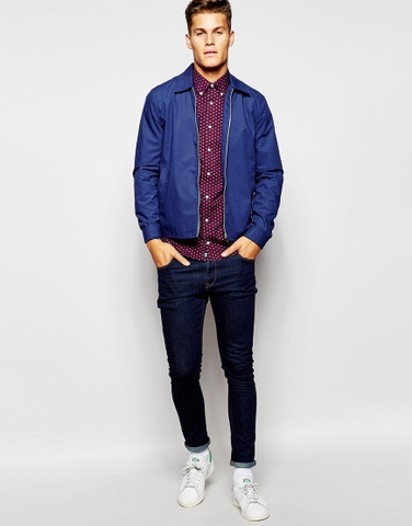 Áo sơmi tím Tommy Hilfiger
