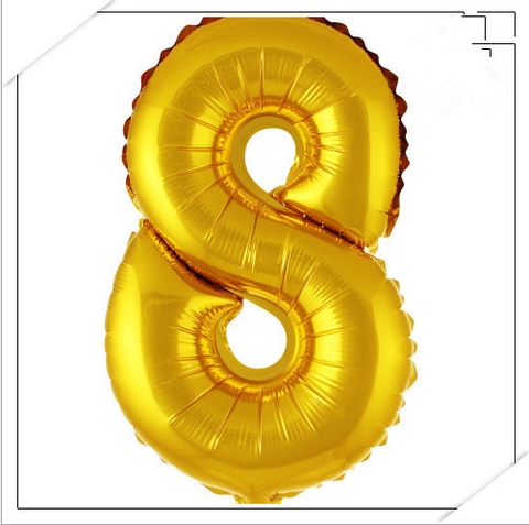 Bóng bay chữ số 8