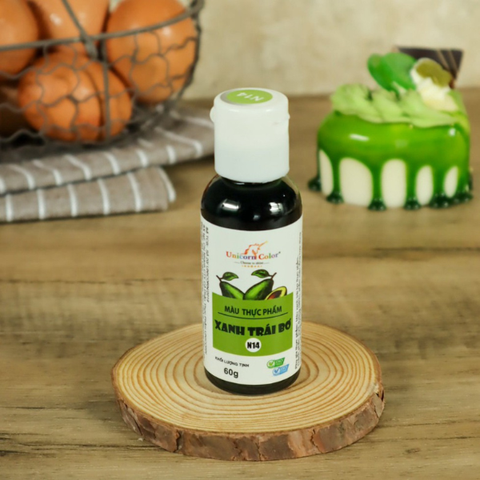 Màu thực phẩm Siro Unicorn Xanh Trái bơ N14 60g
