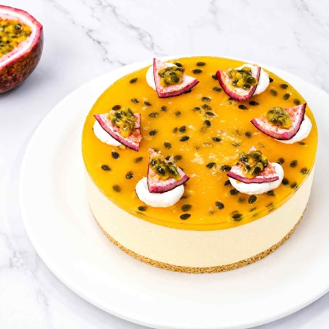 Trải nghiệm phòng bánh VTS - Bánh Mousse chanh leo