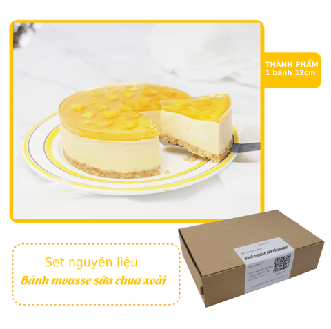 [SNL] Mousse sữa chua xoài (Mango Yogurt mousse cake)
