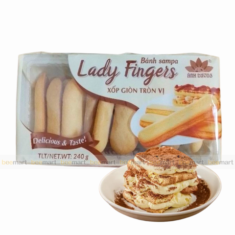Bánh Ladyfinger (Sampa) Ánh Dương không phủ đường 210g
