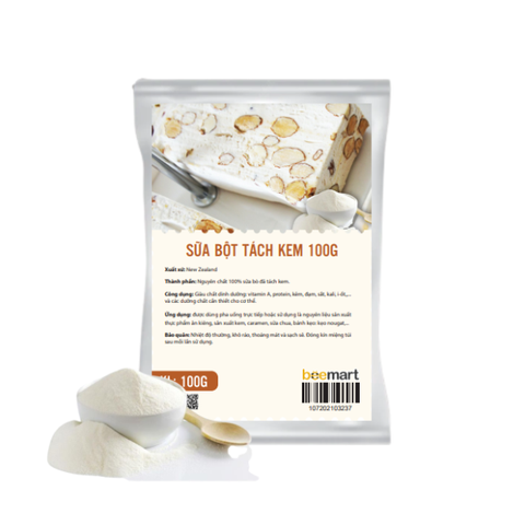 Sữa bột tách kem New Zealand 100g