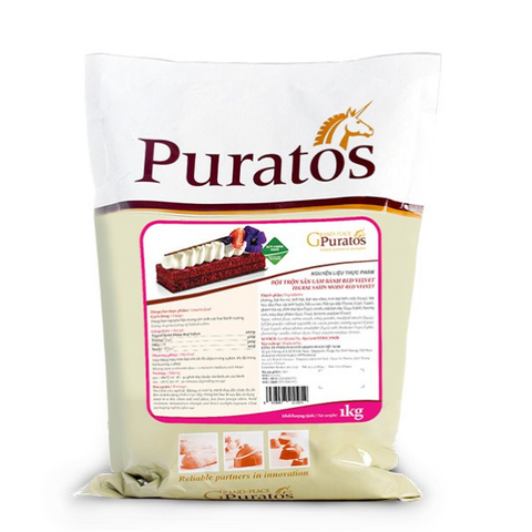 Bột trộn sẵn làm bánh Red Velvet Puratos 1kg
